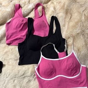 Size medium VS Pink athletic top bundle